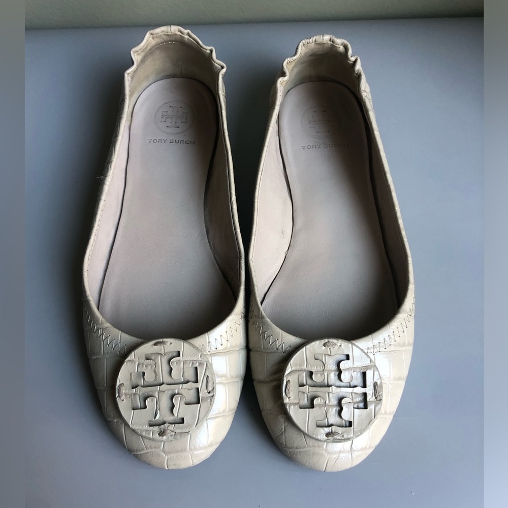 Tory Burch Womens Leather Ballet Flats Size: US 5.5